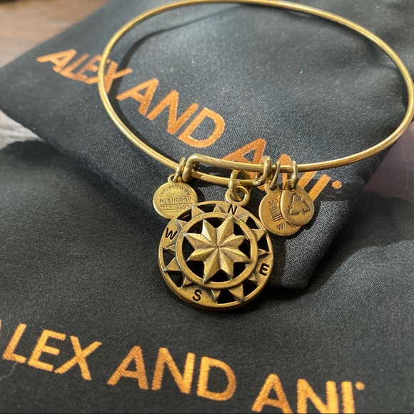 Alex and Ani Jewelry - Alex and Ani Compass Bracelet (Gold)